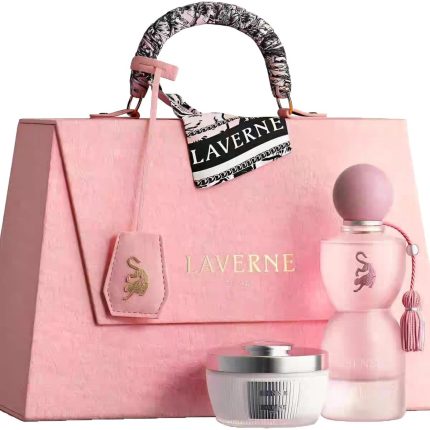 跨境新爆款Laverne Sense 粉色女士套裝沙特迪拜中東阿拉伯香水